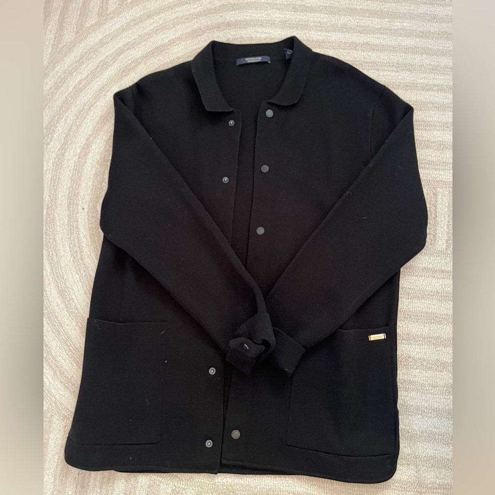 Scotch & Soda Men's Knit Black Jacket